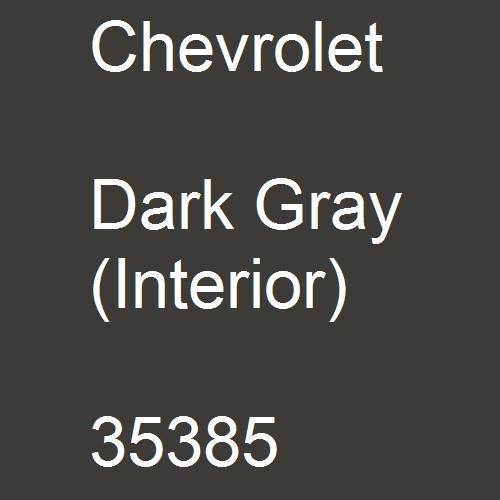 Chevrolet, Dark Gray (Interior), 35385.